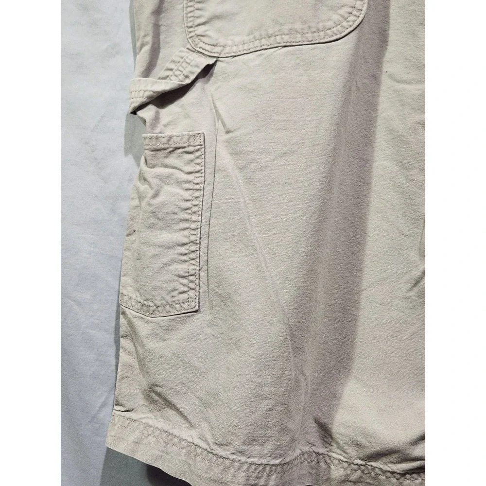 CARHARTT Original Fit B147 Carpenter Utility Shorts Khaki Tan Sz‎ 50 Waist